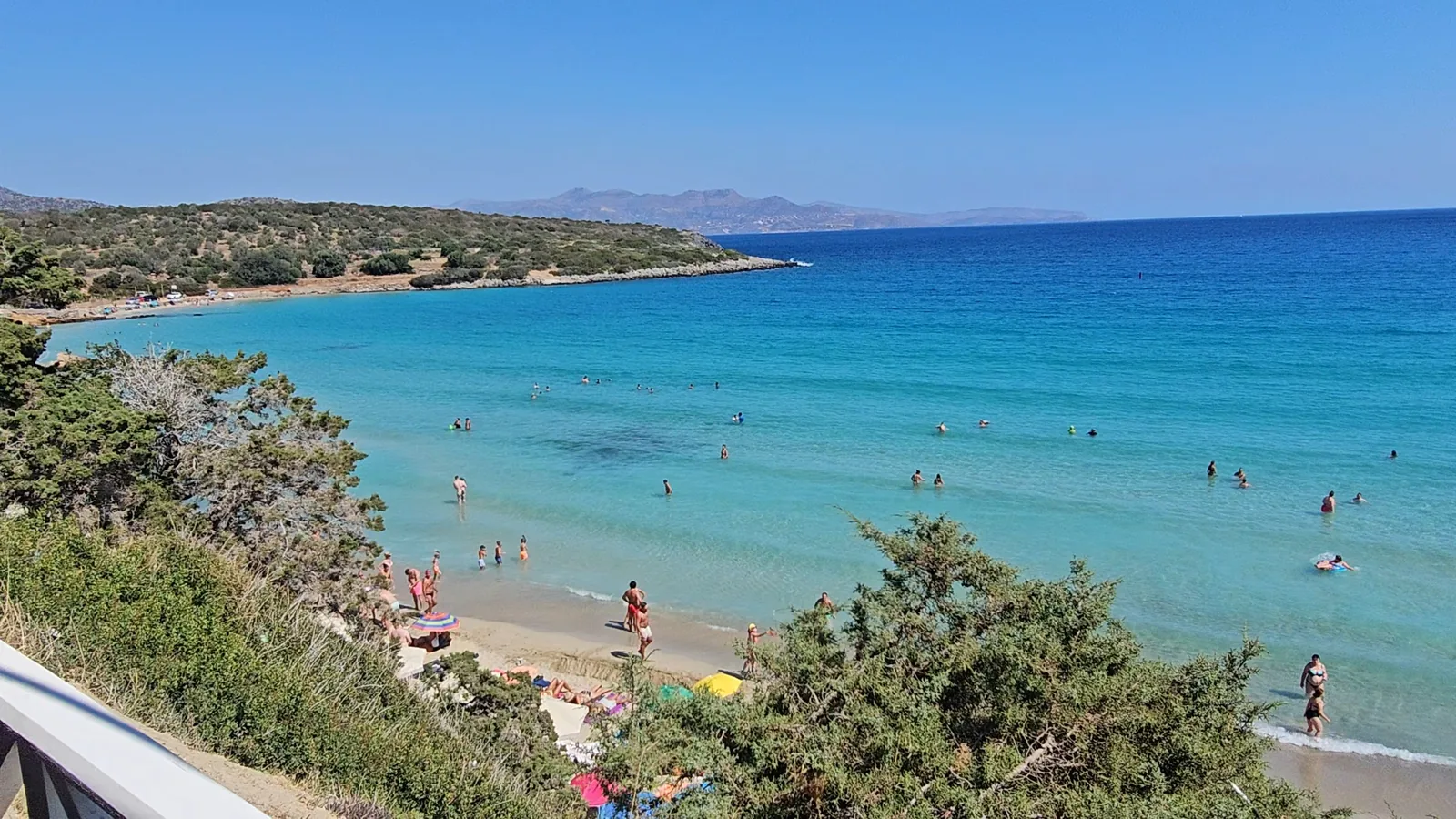 Voulisma (Golden Beach), Crète — Voulisma, the postcard of the Gulf of Mirabello